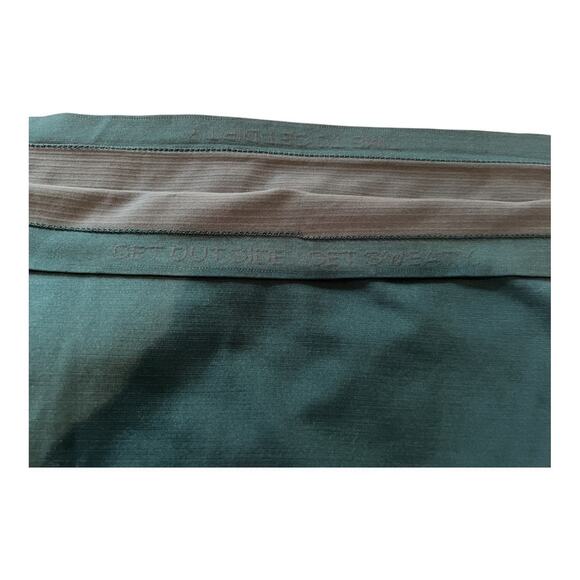 Lululemon Men’s Box Logo Marlin Green Polo Shirt Size Large - Picture 7 of 8